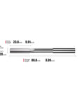 Diagram of 5.8mm Chucking Reamer H7 HSS Straight Flutes Lathe Machine Reamer Round Shank Milling Cutting Tool For Metalworking