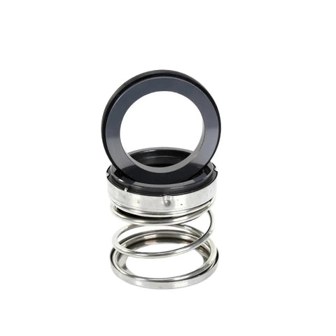 Heavy Duty Silicon Carbide Mechanical Seal For Water Pump Shafts Compatible With Forty Through Fifty Eight Millimeter Sizes, showing spring mechanism.