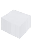 AAwipes cleanroom wipes, front view of white 12x12 in nonwoven cellulose/polyester blend, Grade B, 56 GSM, bag of 150