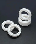 6810CE Zirconia Full Ceramic Thin Walled Bearings 50mm by 65mm by 7mm, showcasing white ceramic design for high heat performance.