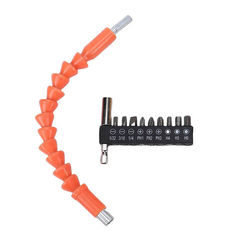 Lightweight Cordless Drill Driver With Badass Torque For Wood And Tile Easy Home Repair Tool accessories with screwdriver bits and flex shaft.