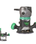 Router Kit With Fixed And Plunge Bases Variable Speed 11 Amp Motor Two And A Quarter Peak HP Precise Depth Control shown.