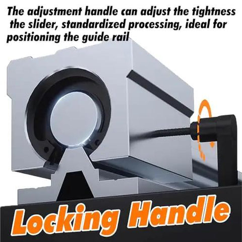 Locking handle for Premium Badass Rock Solid Linear Rail Slide Guide For Woodworking And CNC Cutting Rigs 1000Mm.