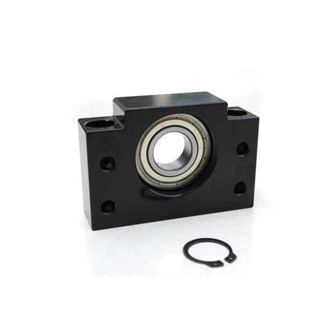 Precision SFU1605 Ball Screw Kit Anti Backlash Structure for CNC includes BK12BF12 bearing supporter close-up view