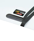No Sweat Appliance Moving Sliders With Heavy Duty Nylon Tether Strap For Smooth Transport Of Fridges Washers And Dryers Across Hardwood Tile Or Concrete 440 Lbs, close-up of slider edge with strap.