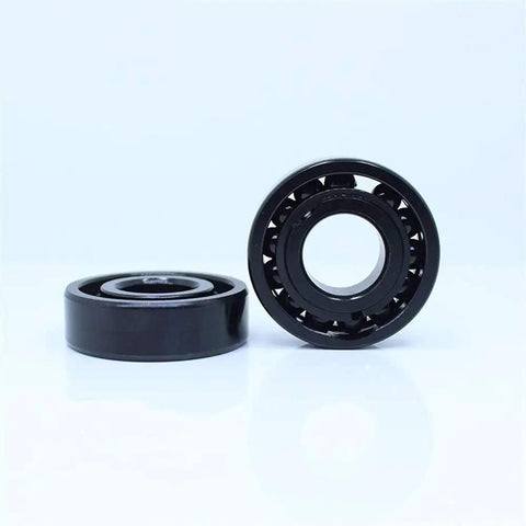 Premium High Performance 6206 Full Ball Bearing 30X62X16MM showing front and side view on a white background.