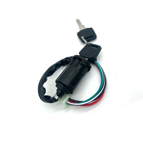 Complete Motorcycle Ignition Coil Kit Plug And Play With Wiring Harness CDI Stator 6 Coil for ATV quad pit bike go kart key switch