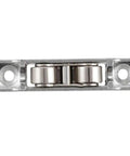 Premium Heavy Duty Window Rollers And Sliding Door Pulleys With U Groove Double Wheel Slick Electroplated Zinc Alloy Build, front view.