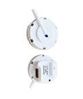 Water Level Sensor For Washing Machines No Fuss Easy Install High Precision Pressure Sensor For Accurate Water Readings Fits Haier Washers Replacement Part For Reliable Water Level Control And Quick Signal Transmission, white plastic round sensor