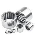 Tough As Nails HF0306 One Way Needle Roller Bearing Drawn Cup Roller Clutch showing various sizes and shapes of steel rollers.