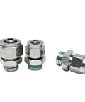 Single Quick Twist Hose Fitting for Pneumatic Air Lines 4mm to 16mm and 1/8 to 3/4 Inch BSPP Male Threads, Stainless Steel 304 Connector