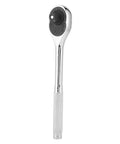 Top Shelf Adjustable Ratchet Wrench Half Size Drive With Sturdy Arrow Storage Case Heavy Duty Steel Spanner Tool for tough auto jobs, chrome finish.