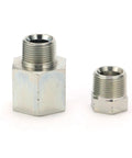 Hose Fittings Kit 100 Pieces NPT Male And Female 5N-02-04 Adapters, close-up of two metal connectors