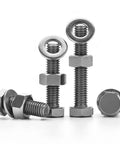 Titanium TA2 Outside Hex Screw And Nut Flat Washer Combination Kit For Fasteners M20x55mm Lightweight Corrosion Resistant Heavy Duty