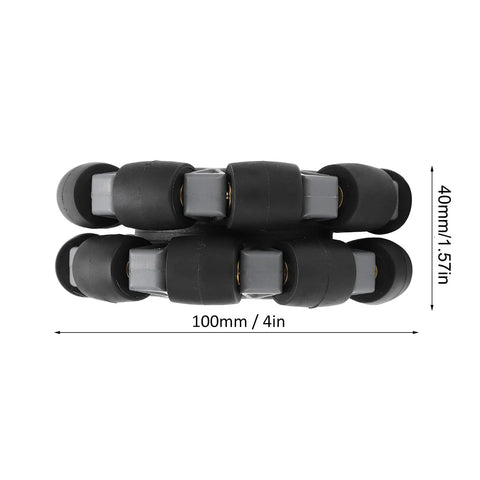 100mm omnidirectional robot wheel with plastic design