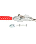 Push Pull Toggle Clamp With Iron And Plastic Build, Heavy Duty 136 Kg Holding Force, Arrow Storage Case for bench mounting