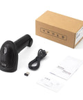 USB Wired 1D Barcode Scanner With CCD Decode Chip for fast scanning in retail and warehouse, including USB cable and manual