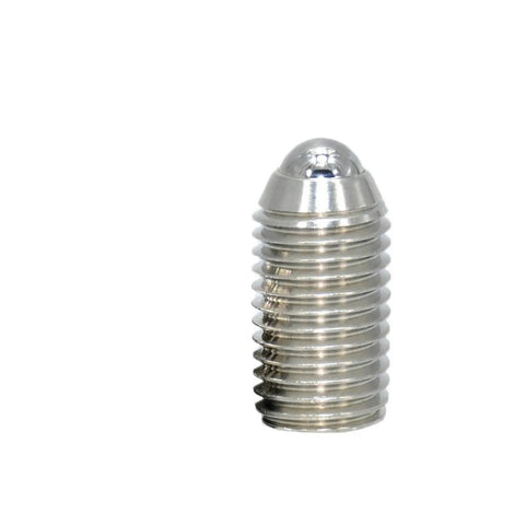 Premium 304 Stainless Steel Spring Ball Plunger Screw For Precision Machinery And Hardware Built Tough Corrosion Resistant positioning plunger, side view.