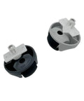 High-durability Roborock front casters for improved navigation on robotic vacuums, featuring omnidirectional design and wear-resistant rubber.