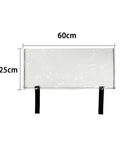 EV Charger Rainproof Cover Clear PVC Protection Housing Waterproof Shield for Electric Vehicle Control Box 60X25cm size.