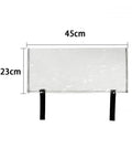 Heavy Duty Ev Charger Box Cover Transparent Pvc Rain And Dust Guard 45cm x 23cm with secure straps for easy setup.