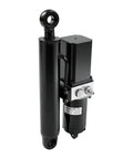 Heavy Duty DC 12V Hydraulic Electric Linear Actuator, black design, compact size, ideal for dump trailers and solar trackers.