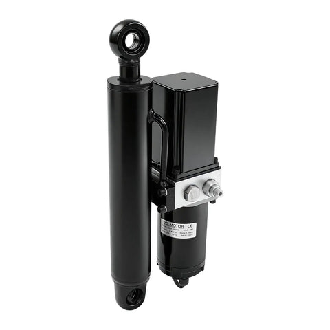 Heavy Duty Electro Hydraulic Actuator 800 Watt 2850 Rpm Electric Linear Motor IP54 Waterproof black actuator with gear pump