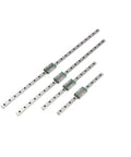Premium High Performance MGN9 H Linear Guide Rail Kit Featuring Smooth Precision Motion Slide For CNC Builds And DIY Projects With Pre Drilled Carriage Rails In 800mm Length For Low Friction Stability, four rails with carriages