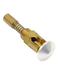 Heavy Duty Motorcycle Carburetor Fast Idle Screw And Manual Choke Plunger For Precision Throttle Control and Smooth Cold Starts, metal construction.