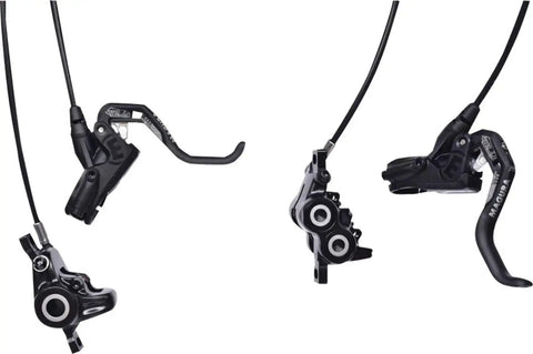 Trail Sport Dope 4-Piston Hydraulic Disc Brake Set With 1-Finger HC Lever, Left or Right Compatible, Black, One Size