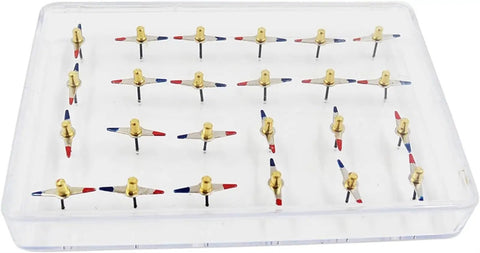 Magnetic Molecular Structure Model With 24 Needles Projector Ready Clear Plastic Box Demonstration Of Magnetization And Demagnetization