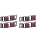 Heavy Duty Double Wheel Window Pulley Offering Super Silent Operation And Hella Smooth Glide Action For Foolproof Installation On Standard Sliding Windows, set of 4.