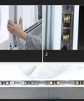 Heavy Duty Stainless Steel Double Wheel Pulley For Sliding Doors And Windows Smooth Operator U Groove Track Replacement Hardware Two Pack in use.