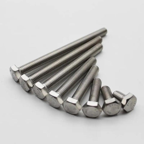 Hardcore Grade Two Titanium Hex Bolts Designed For Built Different Performance With Plug And Play Compatibility And Top Tier Durability Ideal For Street Rods And Weekend Garage Projects - Set of varying lengths.