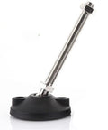 Four Adjustable Leveling Feet For Workbenches And Tables, 16mm Thread, 100mm Bottom, nylon foot cup with steel bolt