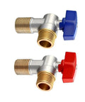 Heavy Gauge 1/2 Inch Brass Angle Stop Valve Built Tough As Nails With A Full Port Design for plumbing upgrades.