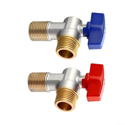 Heavy Gauge 1/2 Inch Brass Angle Stop Valve Built Tough As Nails With A Full Port Design for plumbing upgrades.