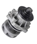 Heavy Duty Water Pump Kit With Gasket For BMW 320i 325i 330i M3 X3 X5 Z4 2.0L 2.5L 3.0L L6 Engine showing a gray metal pump with black finish.