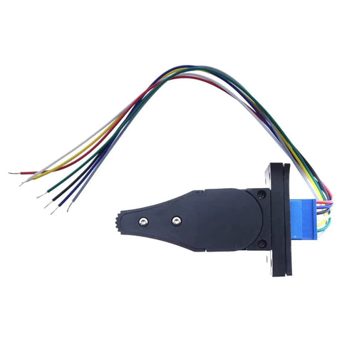 Top Shelf 2Pc Upper Control Box Joystick Controller 2441305250 Fits Haulotte with colorful wires and connectors.