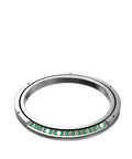Cross Roller Rings RB20025UUCC0 RB20025 Slewing Bearing with green rollers for heavy workloads and smooth rotation.
