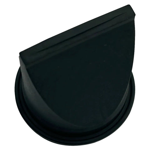 Top view of black rubber component from One And One Half Inch Duckbill Valve Kit Replacement For RV And Boat Toilet And Refrigerator Vacuum Generators S T J VHT VG Series Pumps Backflow Prevention Kit Four Pack