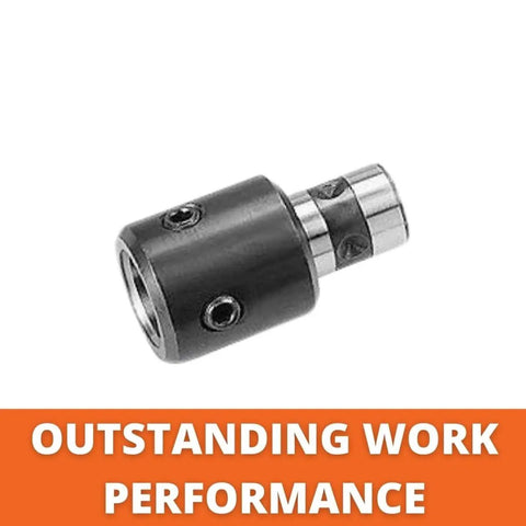 QuickIn Magnetic Drill Adapter For Seamless Accessory Swaps 3/4 Inch Weldon Shank Works With Slugger Jancy And Nitto Bits No Fuss Plug And Play Durable Long Lasting Build For Heavy Duty Drilling And Fast Tool Changes