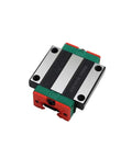 Rock solid Precision Linear Guide Rail Kit Featuring High Grade Steel Blocks And Smooth HGW25CC Sliders With 900mm HGR25 Rails, steel block close-up