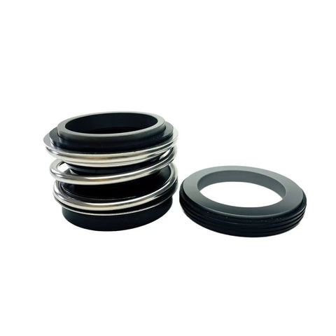 MG12 14 Mechanical Seal Assembly With Elastomer Bellows And Silicon Carbide Stationary Seats For Heavy Duty Industrial Pumps, showing elastomer bellows and silicon carbide parts.