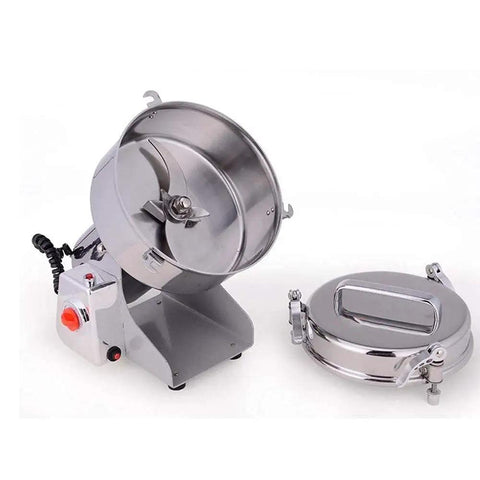 Electric Grain Mill With Stainless Steel Grinder, Heavy Duty Grain Crusher For Wheat Coffee Beans And Grains, Powder Mill, 304 Construction