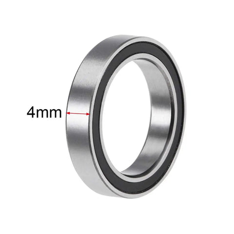 Top Shelf Heavy Duty 6702 2RS Deep Groove Ball Bearings 15Mm By 21Mm By 4Mm Double Sealed Chromium Steel with 4mm width.