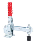 Quick Toggle Clamp For Metal Plate And Circuit Board Positioning Iron Welding Fixture Clamp With Plastic Handle 14 By 15 Cm Manual Holding Tool, red handle