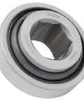 Rugged Agricultural Disc Bearing With 1 25 Inch Hex Bore Fitment For John Deere Tractor Systems and Farm Implement Repairs Tough As Nails Construction Built For Grease Monkey Approved Specs, showing detailed bearing profile.