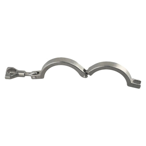 1.5 To 4 Inch Stainless Steel Tri Clamp With Quick Connector And Quick Release Clamp For Pipe End 2 Inch Sanitary Hygienic Food Grade