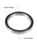 Heavy Duty Double Sealed Deep Groove Ball Bearing 6814 2RS, double sealed chrome steel outer ring, 70mm bore, 90mm width.
